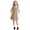 B, variant on Toddler Girls Pinafore Dress Sleeveless A-Line School Jumper with Bow Decorated Pockets Girls Uniform Wear