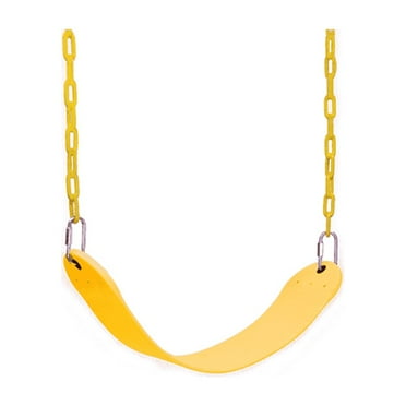 OverPatio Kids Belt Swing Seat Swing Set Accessories, Swing Seat Replacement, Yellow
