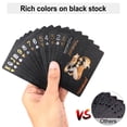 thumbnail image 4 of Juego de cartas LotFancy Black Poker impermeable con fundas, 2 unidades LotFancy LotFancy, 4 of 8