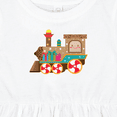 thumbnail image 4 of Inktastic Christmas Train Girls Baby Dress, 4 of 5