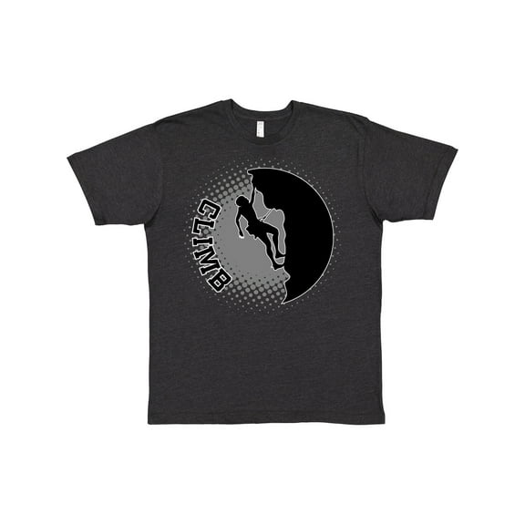 Inktastic Rock Climbing Silhouette T-Shirt