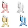 thumbnail image 4 of pitrice 1 Meter Nylon Woven Data Cable Replacement for Android Mobile Phone Data Line Cord Replacement Wire Cable, 4 of 9