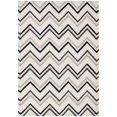 thumbnail image 1 of Safavieh Cambridge 2'6" X 12' Hand Tufted Wool Rug in Ivory and Black, 1 of 3