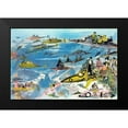 thumbnail image 2 of Inventions 14x11 Black Modern Framed Museum Art Print Titled - Futuristic Look at Air Travel in the Year 2000, 2 of 5