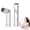 White, variant on 2-in-1 Rotating Mini Fan & Flashlight, Foldable Adjustable Handheld Portable Fan with Flashlight, 180° Rotating Head & Adjustable 9-Speed Settings and LED Display
