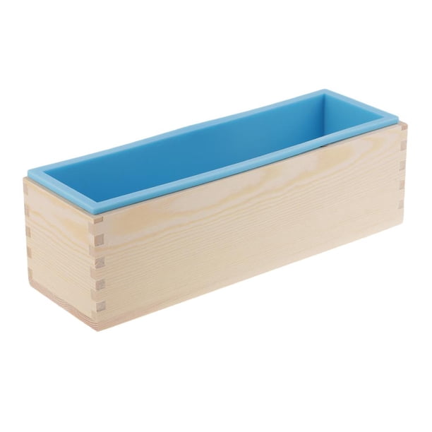 Molde de Jabón Rectangular de Silicona BLESIY Azul