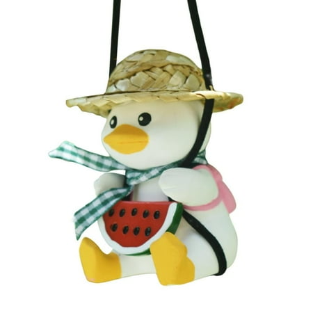 

Super Cute Swing Duck Mirror Hanging Car Interior Accessories car Rearview Mirror Pendant Decoration for Car Home Decor Swing Duck
