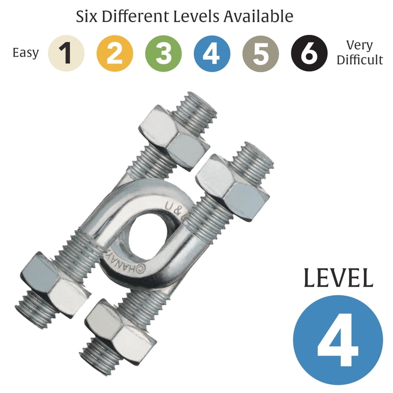 BePuzzled | U&U Hanayama Cast Metal Brainteaser Puzzle Mensa Rated