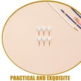 thumbnail image 1 of WHAMVOX 50 Pcs Goupilles Décoratives pour Mur Plastique Transparent Design Moderne Fournitures de Papeterie, 1 of 8