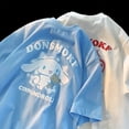 thumbnail image 4 of Sanrio-camisetas con estampado de Hello Kitty para mujer, ropa de dibujos animados Y2k Cinnamoroll, camisetas holgadas de manga corta coreanas, Tops Kawaii, 4 of 5