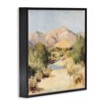 thumbnail image 2 of Stupell Industries Southwestern Beige Desert Mountain Stream Black Framed Giclee Art, 12 x 12, by Petals Prints Design, 2 of 8