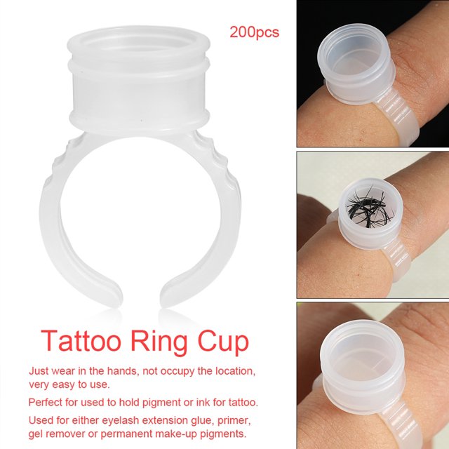 Ink Ring Cups, Glue Rings for Eyelash Extensions, Eyelash Grafting for Institutions Beauty Salons Professional eyelash salons Eyelash Extensions