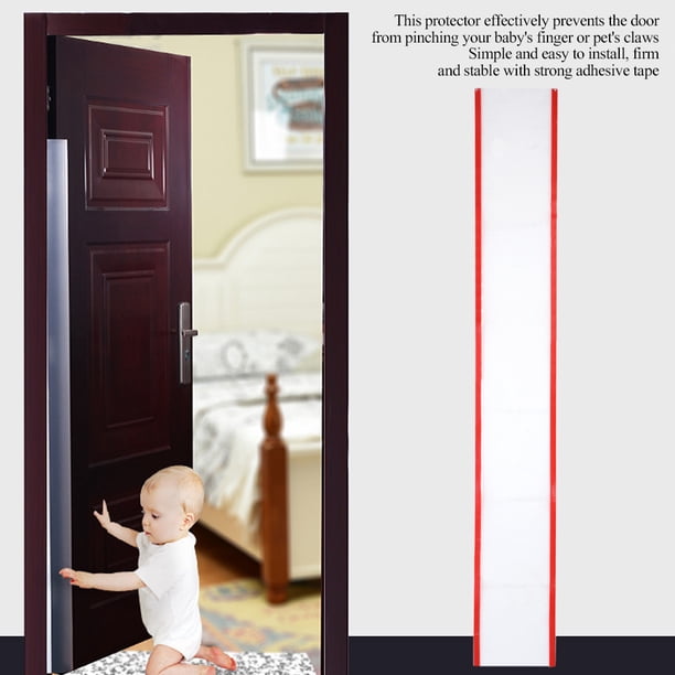 Protector de puerta contra pellizcos dedos de seguridad para niños Protector de puerta contra pellizcos Protector de bisagra de PP premium para el frente de la puerta dureza ANGGREK Otros