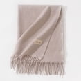 thumbnail image 2 of Fsgntruao Scarfs for Women Winter Shawls Wraps for Evening Dress Bridesmaid Wedding Bridal Warm Long Large Scarves White,Free Size, 2 of 3