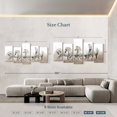 thumbnail image 3 of Elephant Stock White Arabian Horses Wall Art - Horizontal Multi Panel Canvas - Living Room Wall Decor - Animal Multi Panel - Gray And White Decor - 80" x 40", 3 of 4