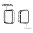 thumbnail image 4 of Apple Watch Hard Cases for Apple Watch Series 3 Series 2, Takfox Full Coverage Bumper with Ultra-Thin Scratch Resistant HD Tempered Glass Screen Protector Compatible with iWatch 38mm Silver, 4 of 8