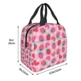 thumbnail image 3 of Fuzoiu Haear Strawberry Print Lunch Bag for Women & Men,Adult Insulated Lunch Box,Leakproof Cooler,Food Lunch Containers,Reusable Lunch Tote Bags for Work, Travel, Outdoor, 3 of 8