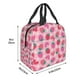 thumbnail image 3 of Fotbe Haear Strawberry Bolsa Térmica con Estampado y Forro de Aluminio Grueso Bolsa de Almuerzo con Bolsillo Frontal para Hombres y Mujeres, Ideal para Trabajo, Escuela, 3 of 8