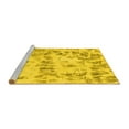 thumbnail image 2 of Ahgly Company Machine Washable Indoor Rectangle Abstract Yellow Modern Area Rugs, 2' x 3', 2 of 4
