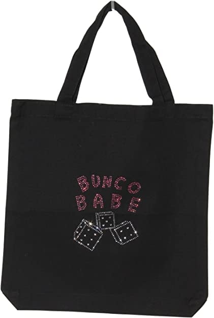 Bunco Babe Game Kit with a Crystal Tote Bag - The Bunco Babe Party Set Includes a Tote Bag,  Dice,  Bunco Score Sheets,  Pencils, and Bell (39.00 Value)
