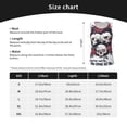 thumbnail image 5 of Gukieu Gothic Skulls And Roses Print Women's Quick-drying Fitness Vest, Round Neck Sleeveless Fitness T-shirt, Suitable for Yoga, Sports-Medium, 5 of 7