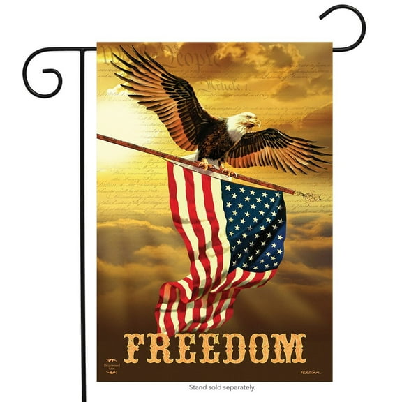 Briarwood Lane Freedom Eagle Patriotic Garden Flag