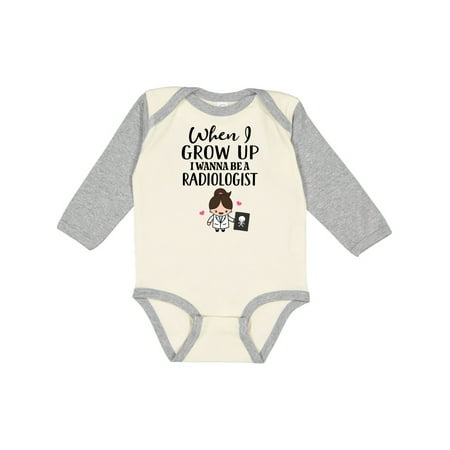 

Inktastic Future Radiologist Outfit Gift Baby Girl Long Sleeve Bodysuit