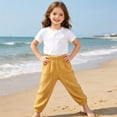 thumbnail image 3 of Bixock Boys High Waist Sweatpants with Side Pockets Kids Solid Color Loose Casual Joggers Comfortable Workout Activewear Boys Clothings Size 12-24Months, 3 of 6