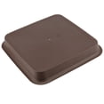 thumbnail image 2 of KOHAND 10 Pack 10 Inch Square Plant Saucer, Brown Plastic Flower Pot Saucer Tray for Flowers, Plants, 2 of 5