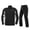 Black@GC@, variant on Mens Motorcycle Rain Suit Patchwork Color Long Sleeve Cycling Jacket Pants Water Resistant Rain Set For Bike Riding Camping Hiking