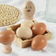 thumbnail image 5 of KAKOWELY 4 huevos falsos, accesorios para pintar huevos, simulación de huevos, materiales para pintar, manualidades, modelos de huevos, 5 of 5