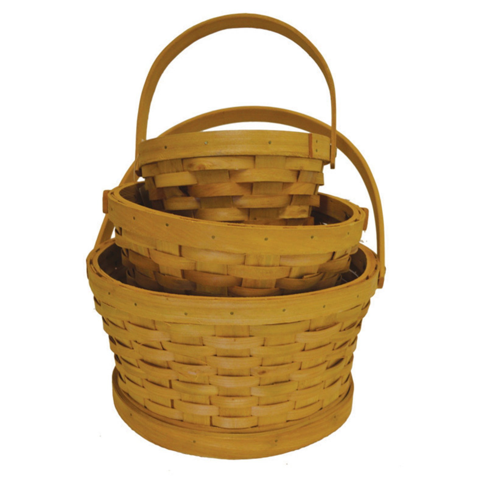 Craftware Round Woodchip Nesting Baskets Set of 3