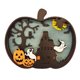 thumbnail image 1 of Adorno de calabaza de madera para Halloween, adornos artesanales de tallado de madera de calabaza, decoraciones navideñas, 1 of 9
