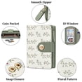 thumbnail image 6 of GAEKEAO Small Womens Wallet RFID Blocking Bifold Card Holder Tassel Vegan Leather Wallets with Zipper Pocket, 6 of 8
