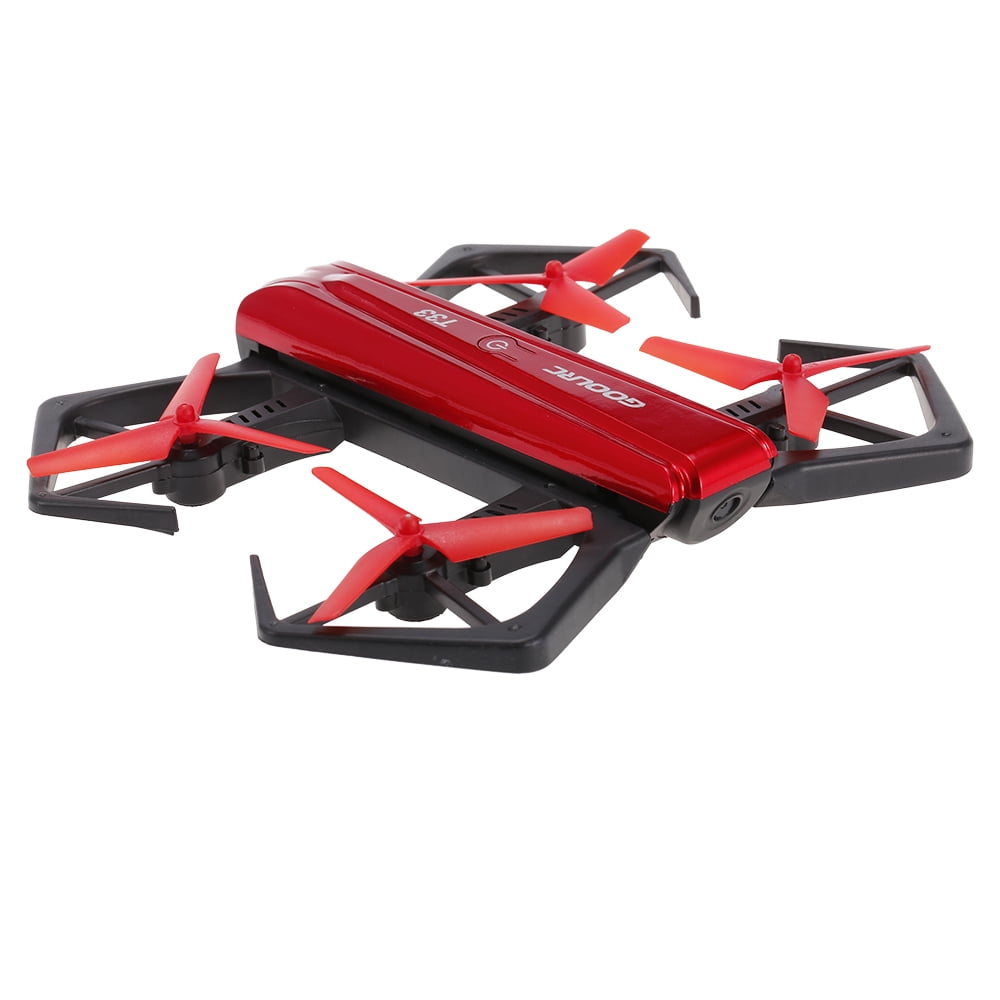 Red Gooirc Mini Foldable Selfie Pocket Drone 