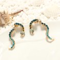 thumbnail image 4 of Pendientes vintage de aleación para mujer: pendientes con forma de animales del zodiaco, 4 of 8