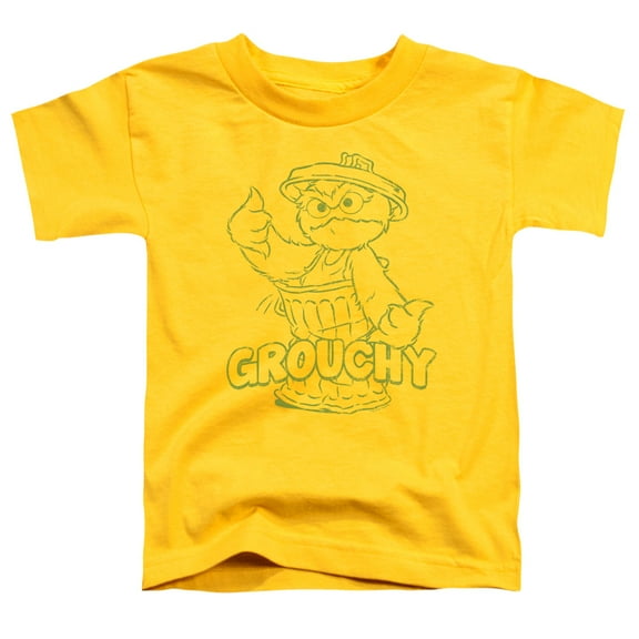 Sesame Street - Grouchy - Toddler Short Sleeve Shirt - 3T