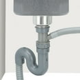 thumbnail image 2 of Escurridor de agua individual para lavabo de baño, herramienta de drenaje de agua de acero inoxidable NikouMX Muebles, 2 of 8