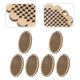 thumbnail image 4 of 5 fichas de madera para punto de cruz, regalo de bricolaje, mini tablero de punto de cruz con colgante de fichas de madera, 4 of 7