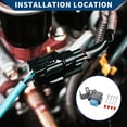 thumbnail image 2 of Unique Bargains 4 Pin Fuel Pump Harness Connector Plug Female Wire Terminal Connector for Honda Civic 2006-2011 1 Set, 2 of 6