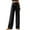 Black, variant on Pants for Women 2024 Womens Casual Solid Color Wide Leg Pants High Waisted Button Down Straight Long Trousers Palazzo Pants