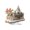 A, variant on Christmas Table Decorations 2D Acrylic Christmas Santa Reindeer Sleigh Decoration Christmas Santa-Ornament Waterproof Holiday Table Centerpieces Flat Printing Festive Holiday Indoor Decoration