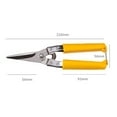 thumbnail image 3 of Tin Snips Metal Sheet Scissors Shears Cutter Hand Tool PP Handle Straight (Yellow), 3 of 5
