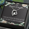 thumbnail image 2 of To My Granddaughter Forever in My Heart Forever Necklace w Message Card, 2 of 7