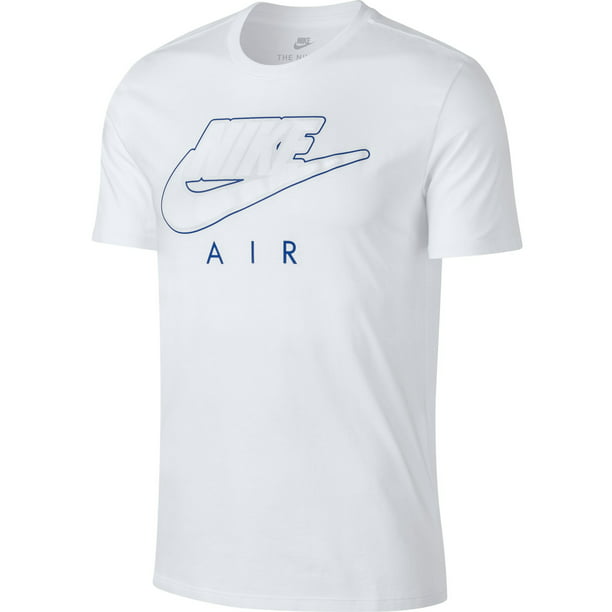 Sábana Mount Bank discreción Nike Air More Uptempo Men's Shortsleeve T-Shirt White/Blue 906964-100 -  Walmart.com