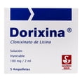 thumbnail image 1 of Dorixina 100 mg/2 ml solución inyectable 5 ampolletas, 1 of 2