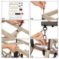 thumbnail image 4 of LNC 8-Light Farmhouse Distressed Grayish Wood and Rustic Bronze Linear Chandelier, 4 of 12