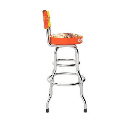 Arcade1Up - Streetfighter Swivel Upholstery High Back Stool - Multi
