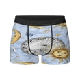 thumbnail image 3 of Calzoncillos tipo bóxer transpirables para hombre, ropa interior, regalo, Sun Moon Star, 3 of 5