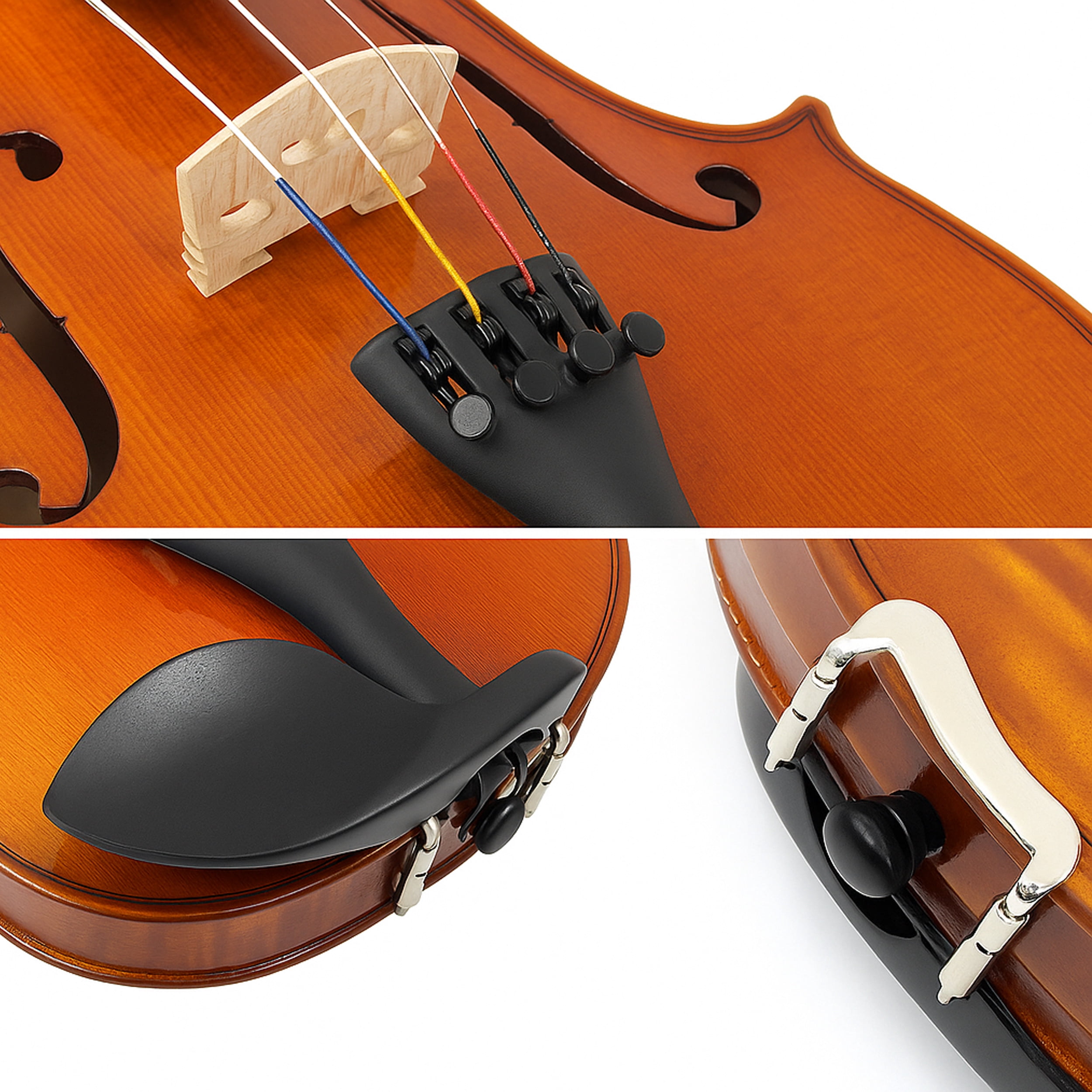 D'Luca Strauss Professional Violin Outfit 4/4 with Case, Strings and Tuner
